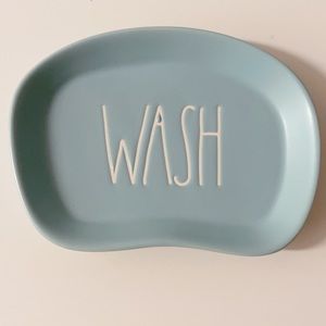 New Rae Dunn Tiffany blue wash soap dish tray